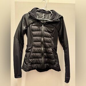 Lululemon Black Puffer Running Jacket